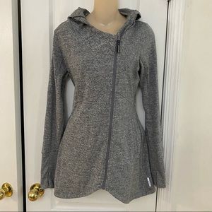 Mondetta Asymmetric Zip Moto Sweater Jacket